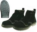 ドンケル・メンズワーキング・耐熱・溶接靴 編上靴 ベロアブラック（受注生産）